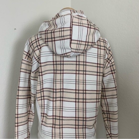 Champion UO Exclusive Plaid Hoodie Sweatshirt Women’s XS Reverse Weave - Picture 8 of 16